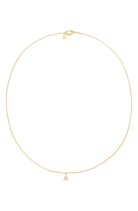 Call Me By Your Name Initial Pendant Necklace