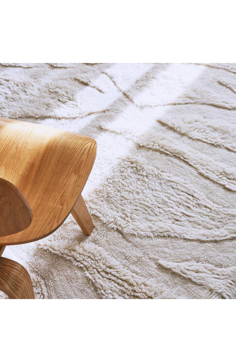 Lorena Canals Woolable Rug Enkang Ivory, Alternate, color, Natural, Champagne Arabesque