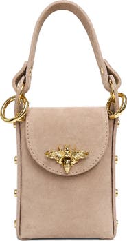 Persaman New York Raina Suede Mini Crossbody Bag