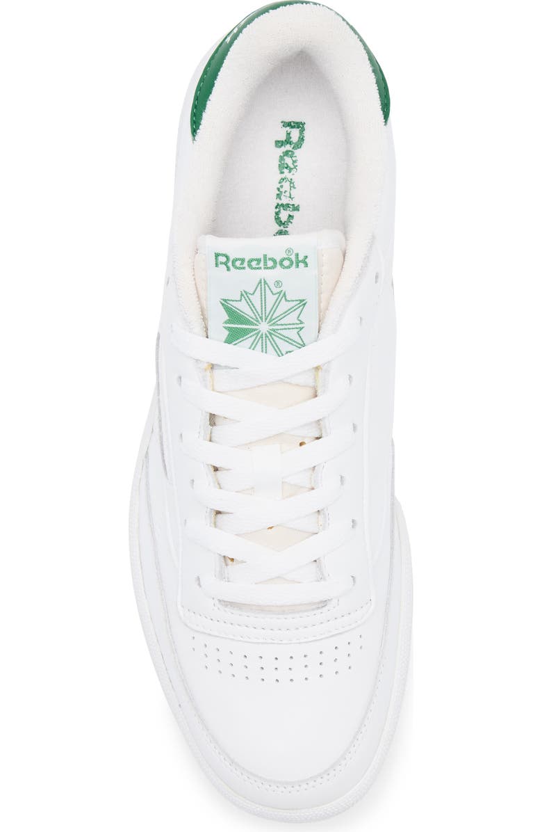 Reebok Club C 85 Vintage Sneaker, Alternate, color, White/ Glengreen/ Rubbbergum