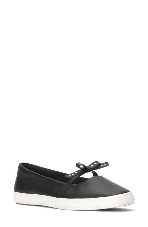 Studded Bow Mary Jane Sneaker