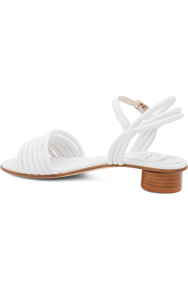 Amalfi by Rangoni Barocco Ankle Strap Sandal, Alternate, color, White Parmasoft