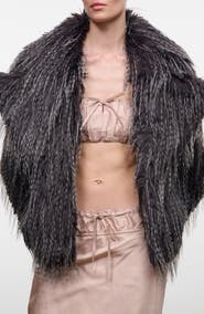 STAUD Soprano Faux Fur Jacket