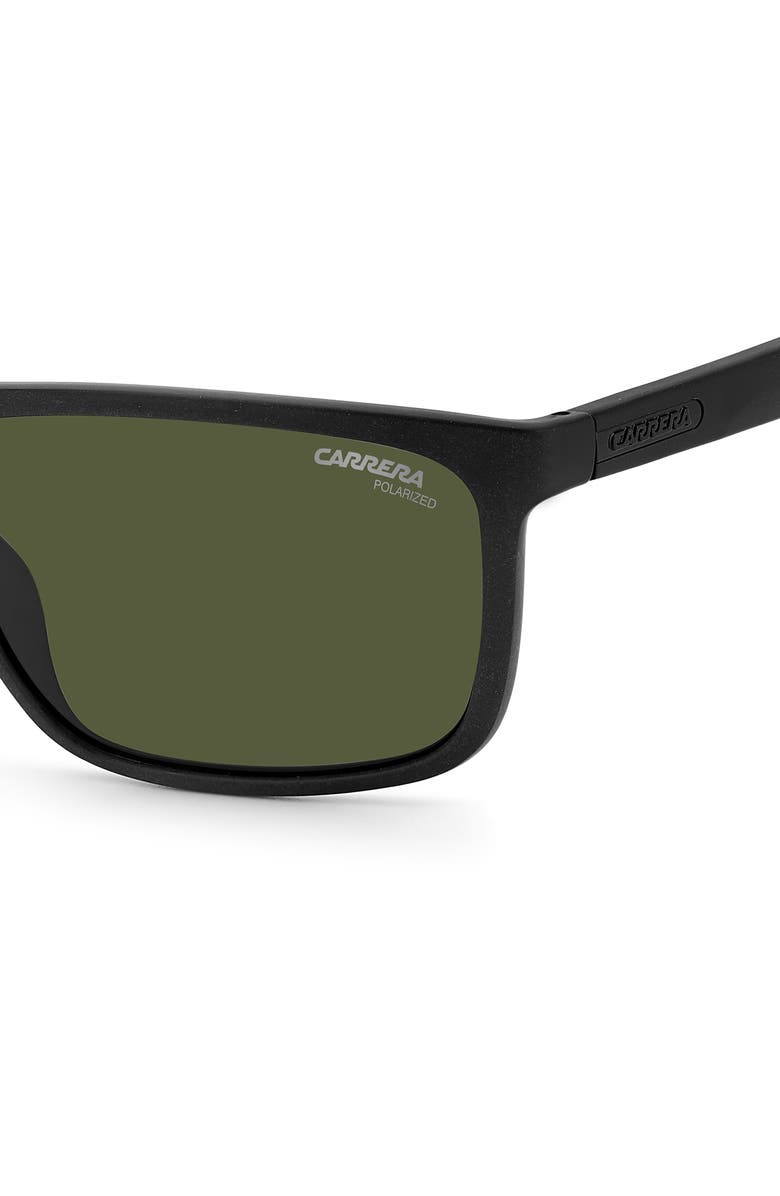 Carrera Eyewear 58mm Polarized Rectangle Sunglasses, Alternate, color,
