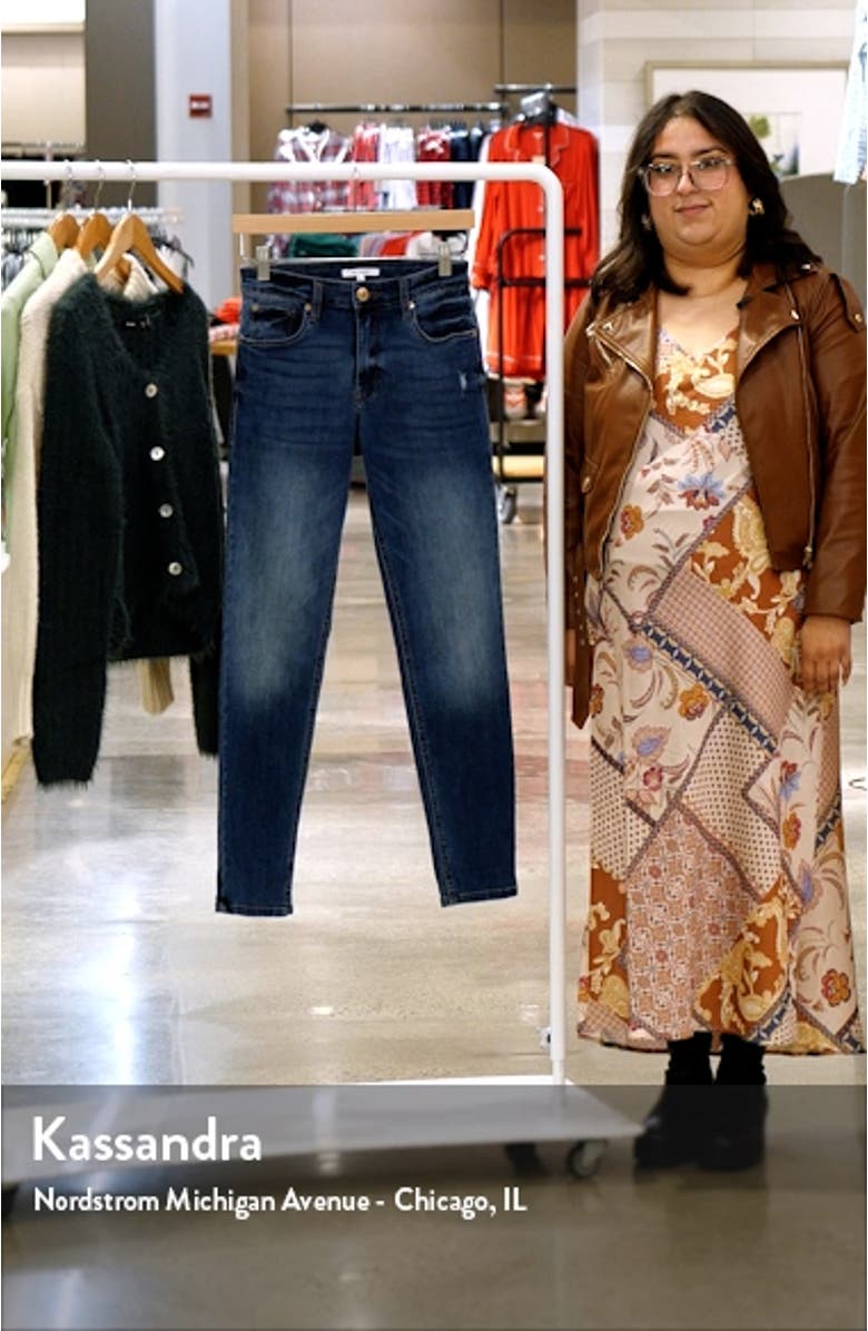 Caroline High Waist Ankle Straight Leg Jeans, sales video thumbnail