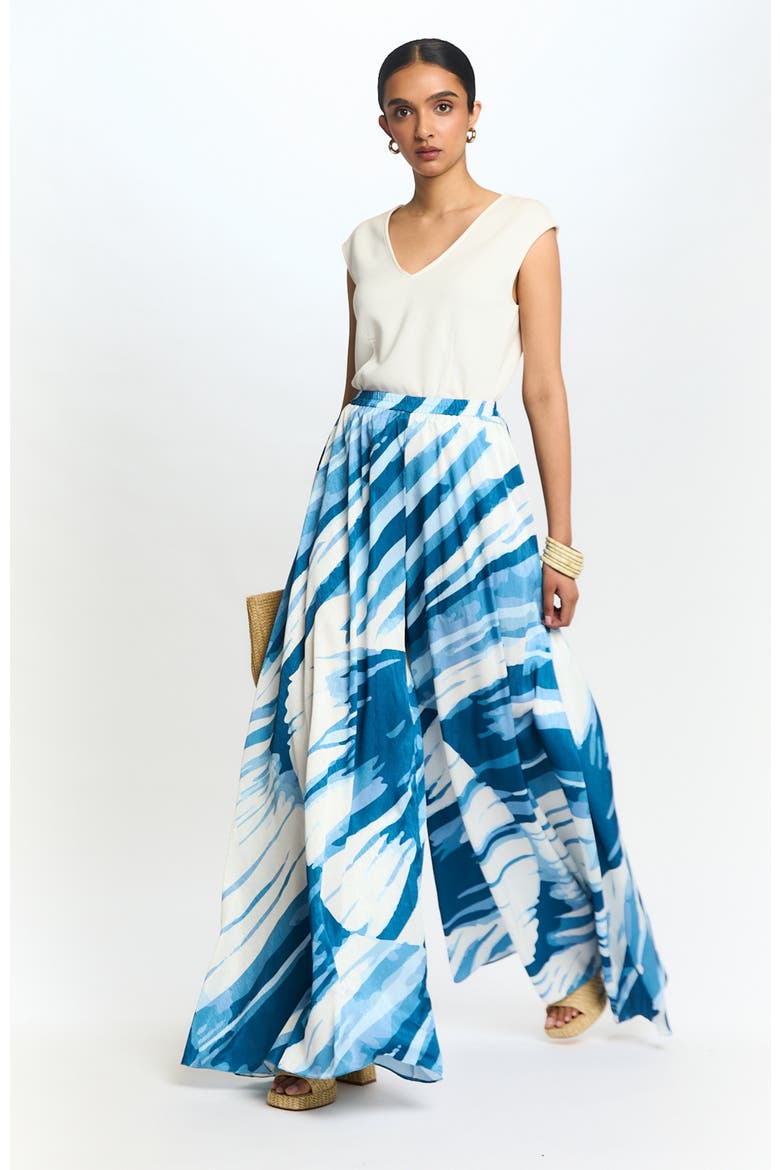 Loa Jant Wide Leg Pants, Main, color, Loa Blu