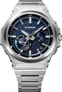 G-SHOCK GST-B1000D-2A Blue Smartphone Linked Solar Bracelet Watch, 46.9mm x 44.2mm