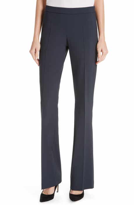 BOSS Tulea Side Zip Tropical Stretch Wool Trousers