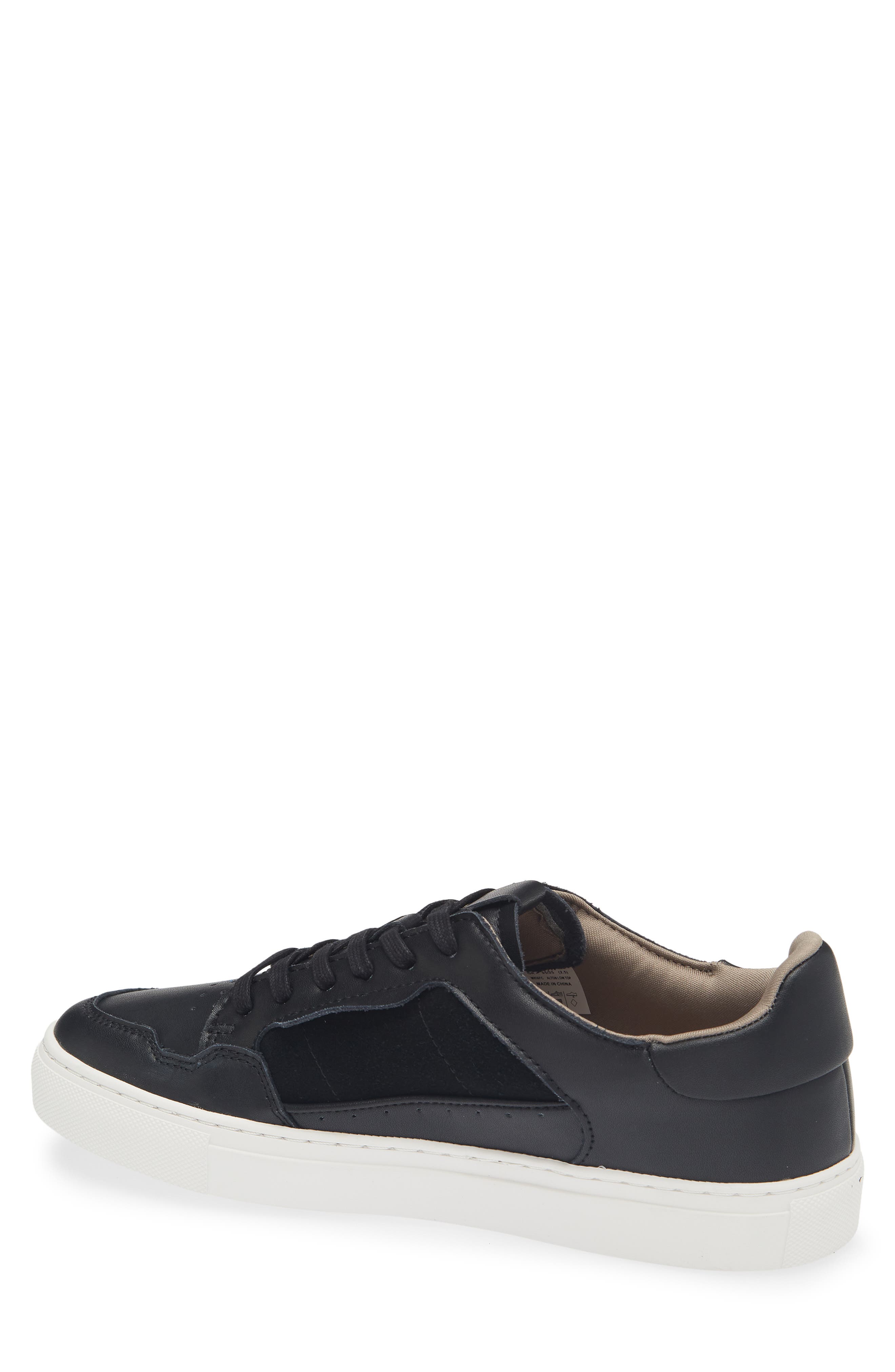 AllSaints Alton Low Top Sneaker, Alternate, color, Black/ White
