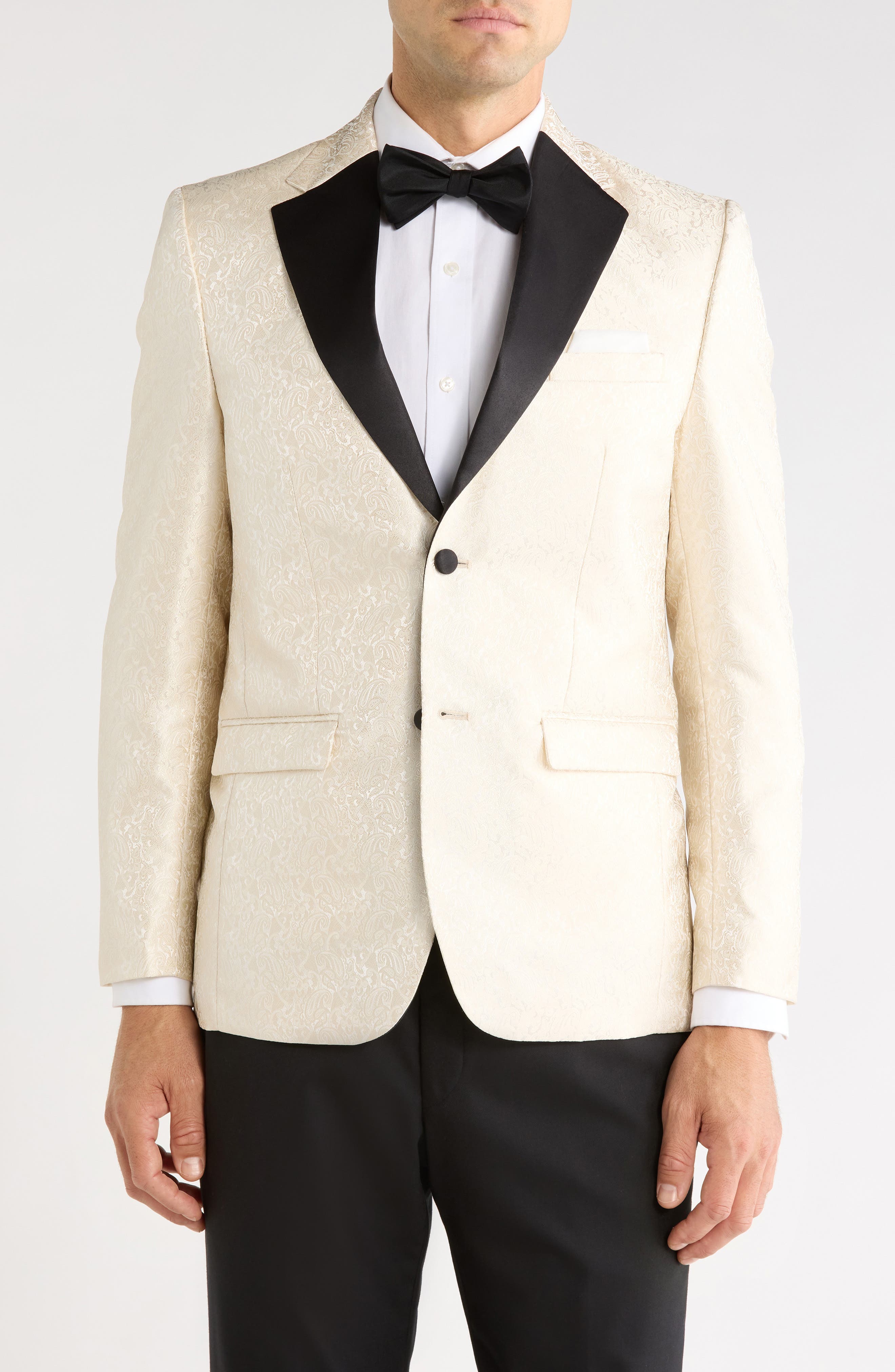 Tonal Paisley Jacquard Dinner Jacket