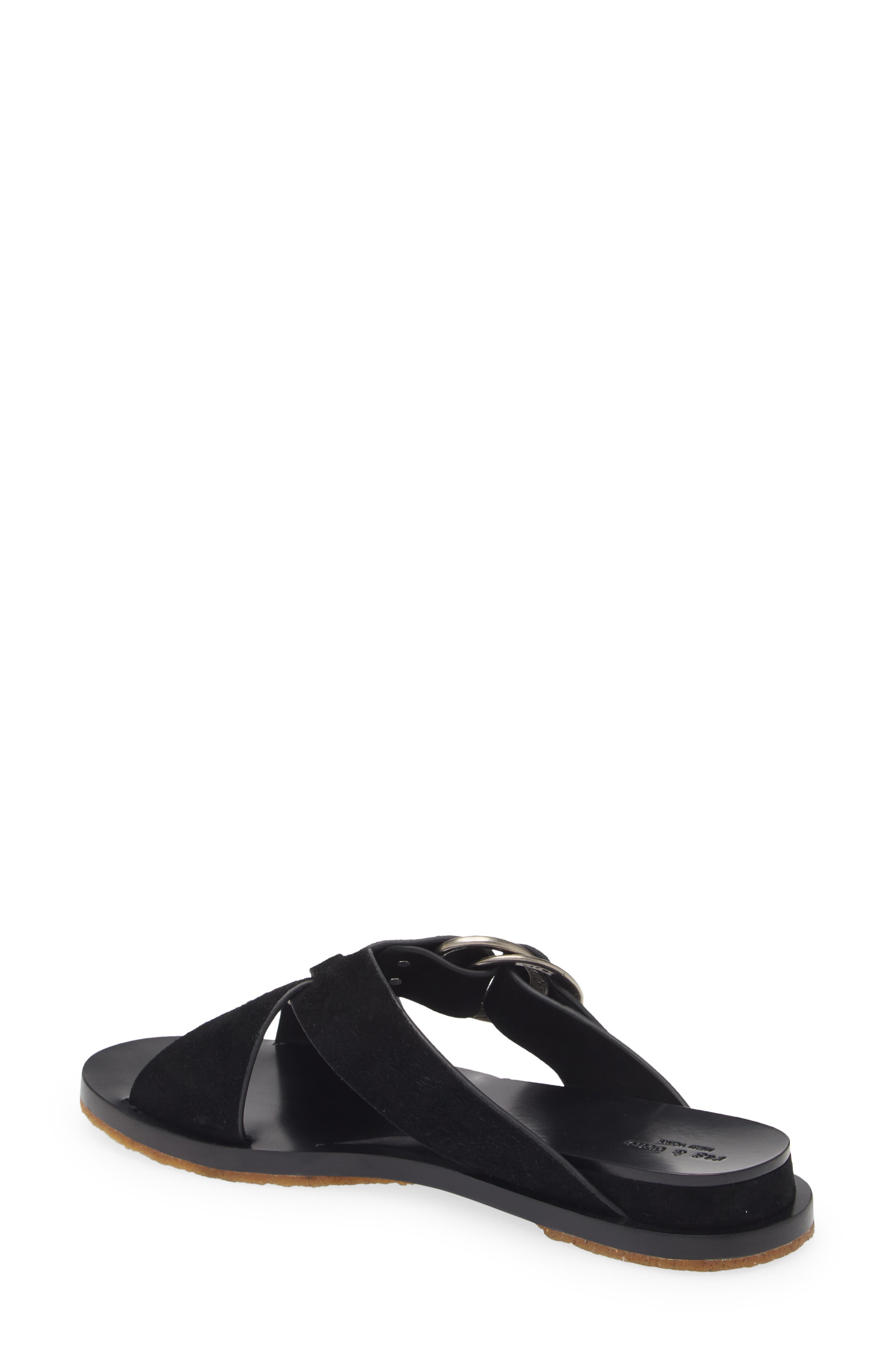 Beau Slide Sandal, Alternate, color, BLKSD