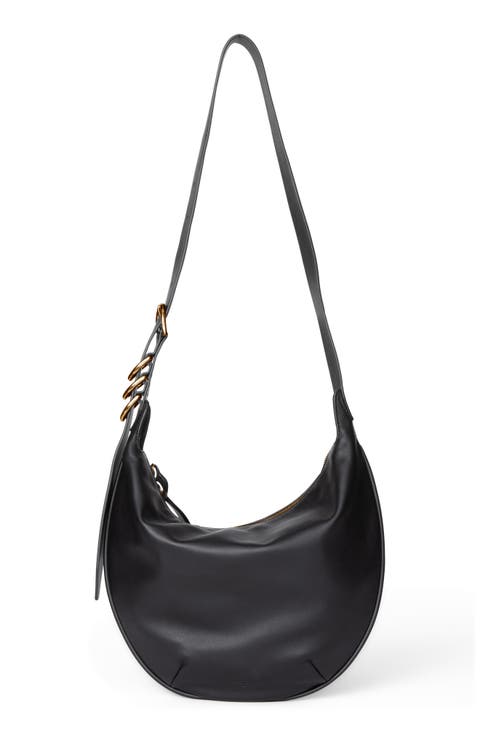 Medium Mercer Leather Hobo Bag