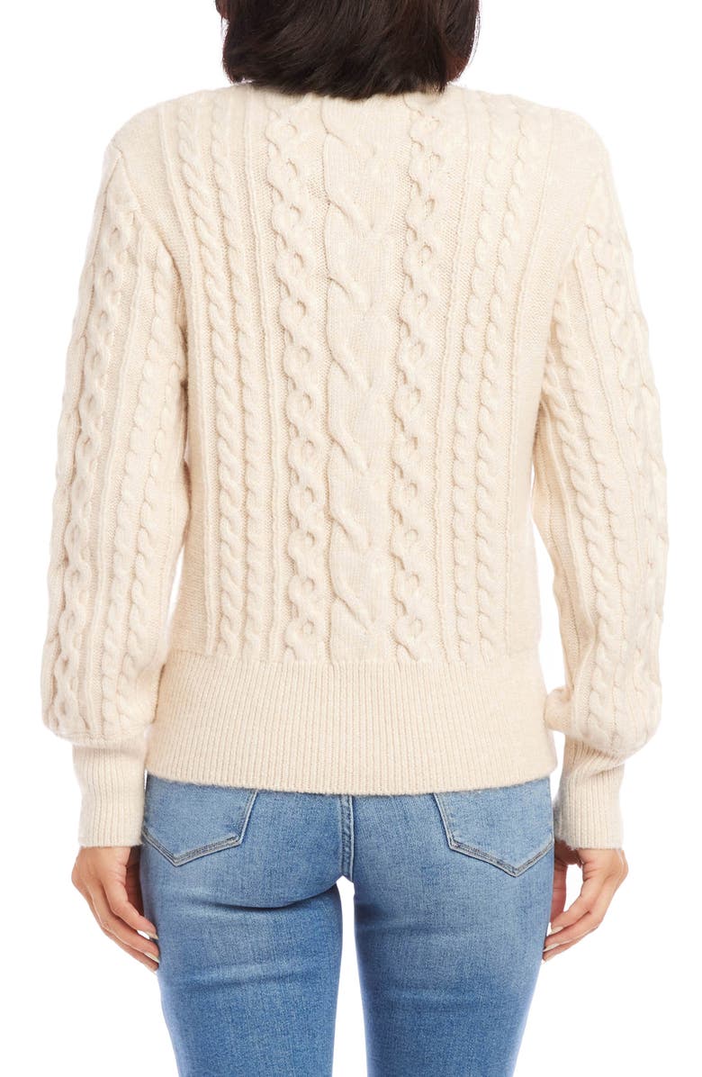 Karen Kane Cable Stitch Sweater, Alternate, color, 