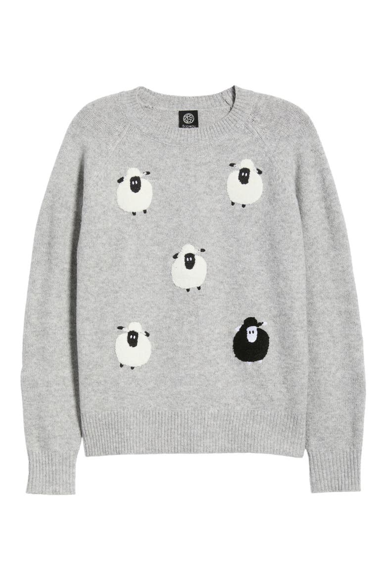 Crewneck Sweater, Alternate, color, H.GREY