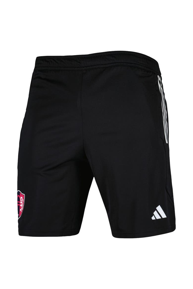 Men's adidas Black St. Louis City SC 2023 On-Field AEROREADY Training Shorts, Alternate, color, Black