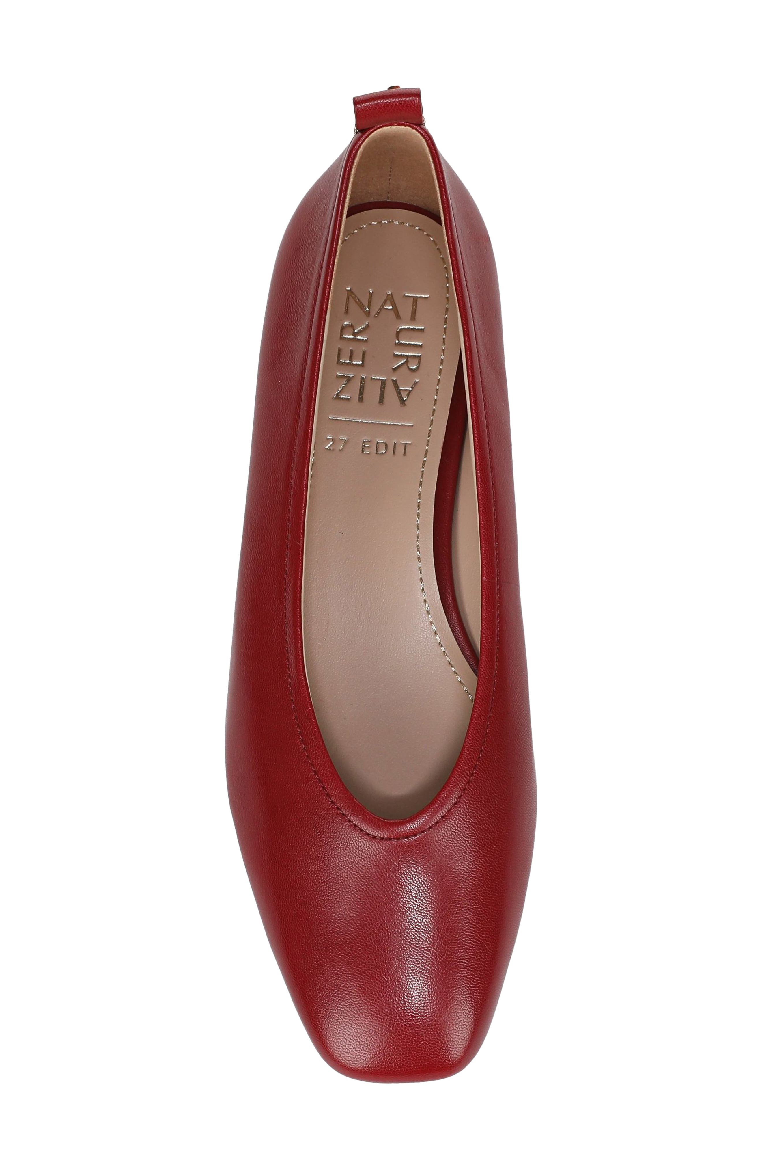 Carla Flat, Alternate, color, HEARTFLAME LEATHER