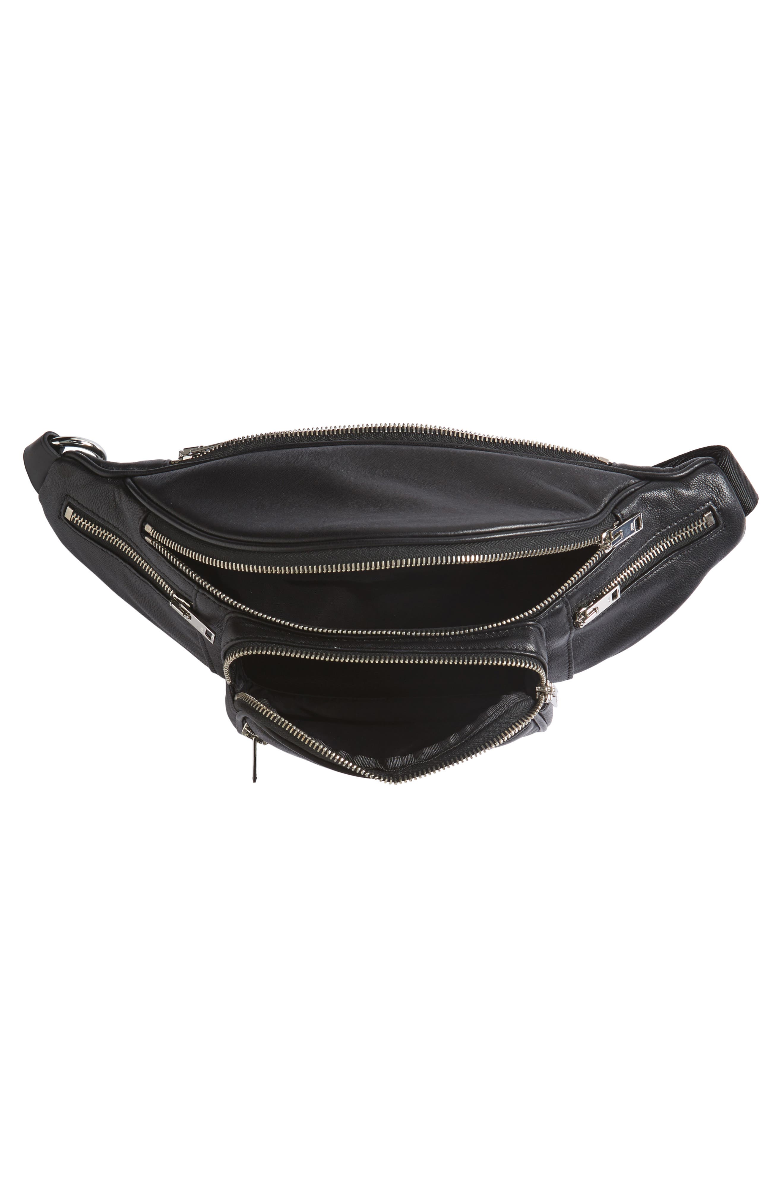 Alexander Wang Washed Leather Fanny Pack, Alternate, color, 