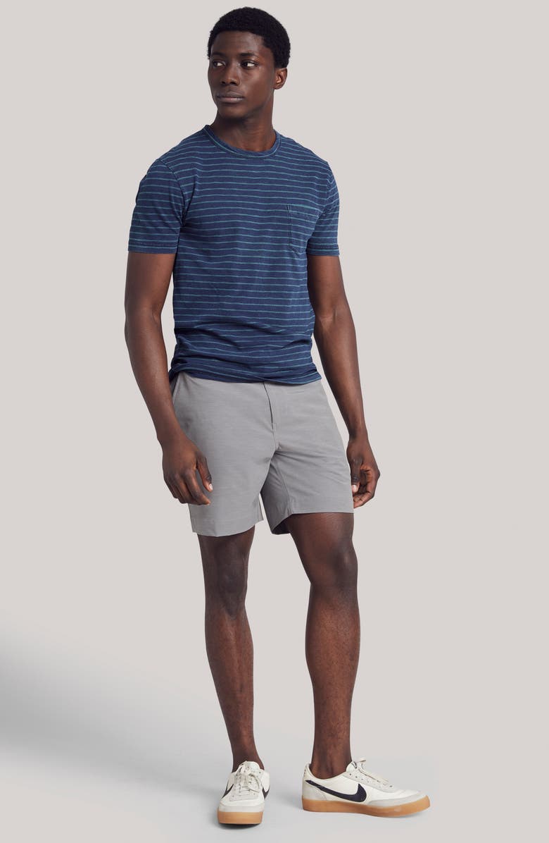 Faherty All Day Belt Loop 7-Inch Shorts, Alternate, color, Ice Grey