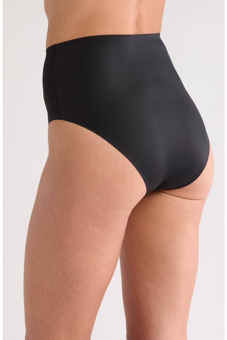 Drive Time High Waist Panties, Alternate, color, BLACK