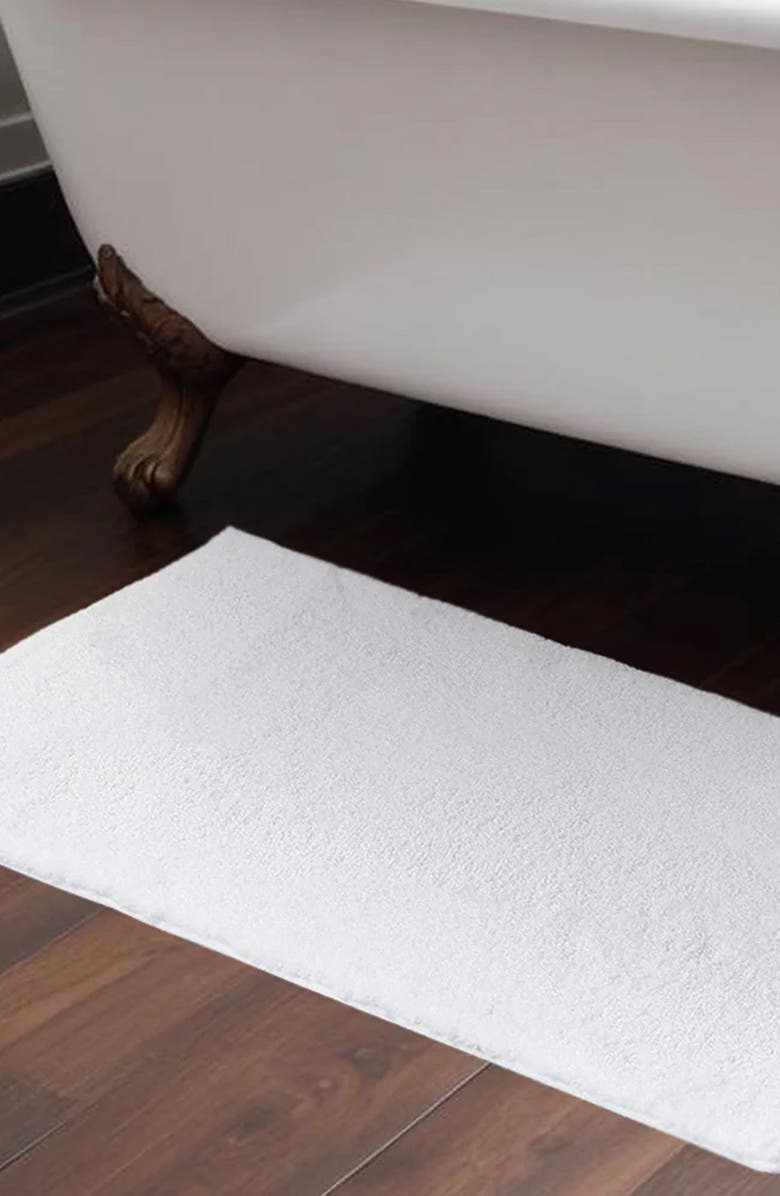 Luxury Home Microfiber Drylon Bath Mat, Main, color, White
