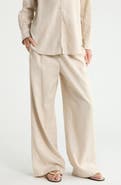 Theory Free Flow Linen Blend Drawstring Pants