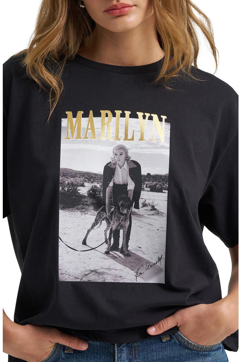 Marilyn Monroe Graphic T-Shirt, Alternate, color, BLACK BEAUTY