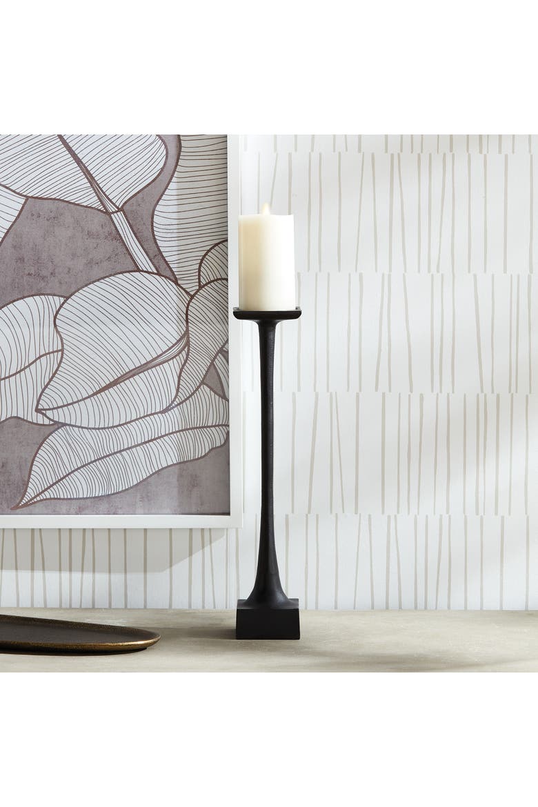 Milton Candle Stand, Alternate, color, Black