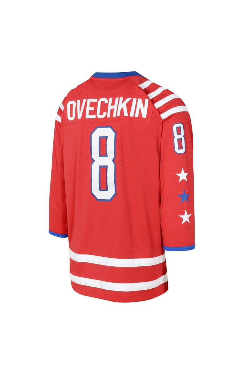 Mitchell & Ness Youth Mitchell & Ness Alexander Ovechkin Red Washington Capitals 2015 Blue Line Player Jersey, Alternate, color, 