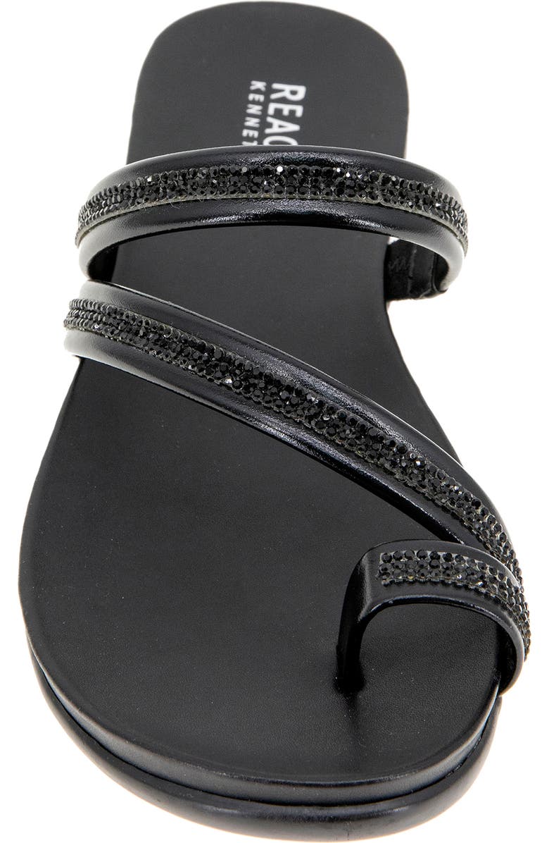 Reaction Kenneth Cole Gia Crystal Strap Slide Sandal, Alternate, color,