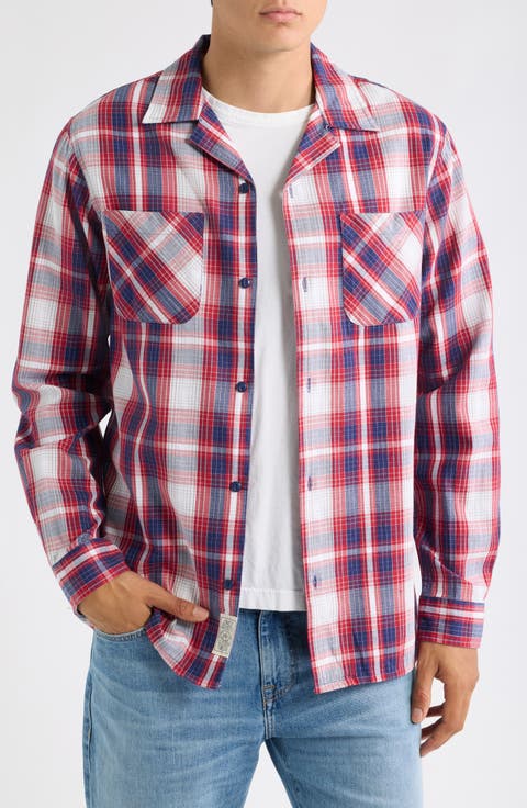 Colts Plaid Camp Shirt