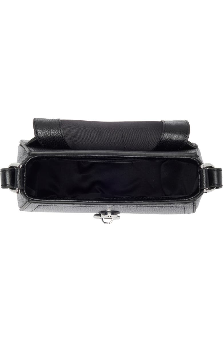 Rebecca Minkoff Megan Saddle Bag, Alternate, color, Black
