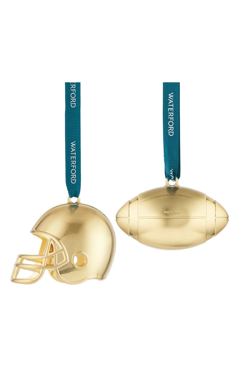 Waterford Football Golden Ornament, Alternate, color, Gold