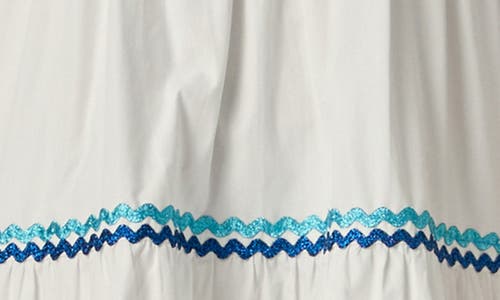 ENGLISH FACTORY ENGLISH FACTORY RIBBON TRIM MIDI DRESS