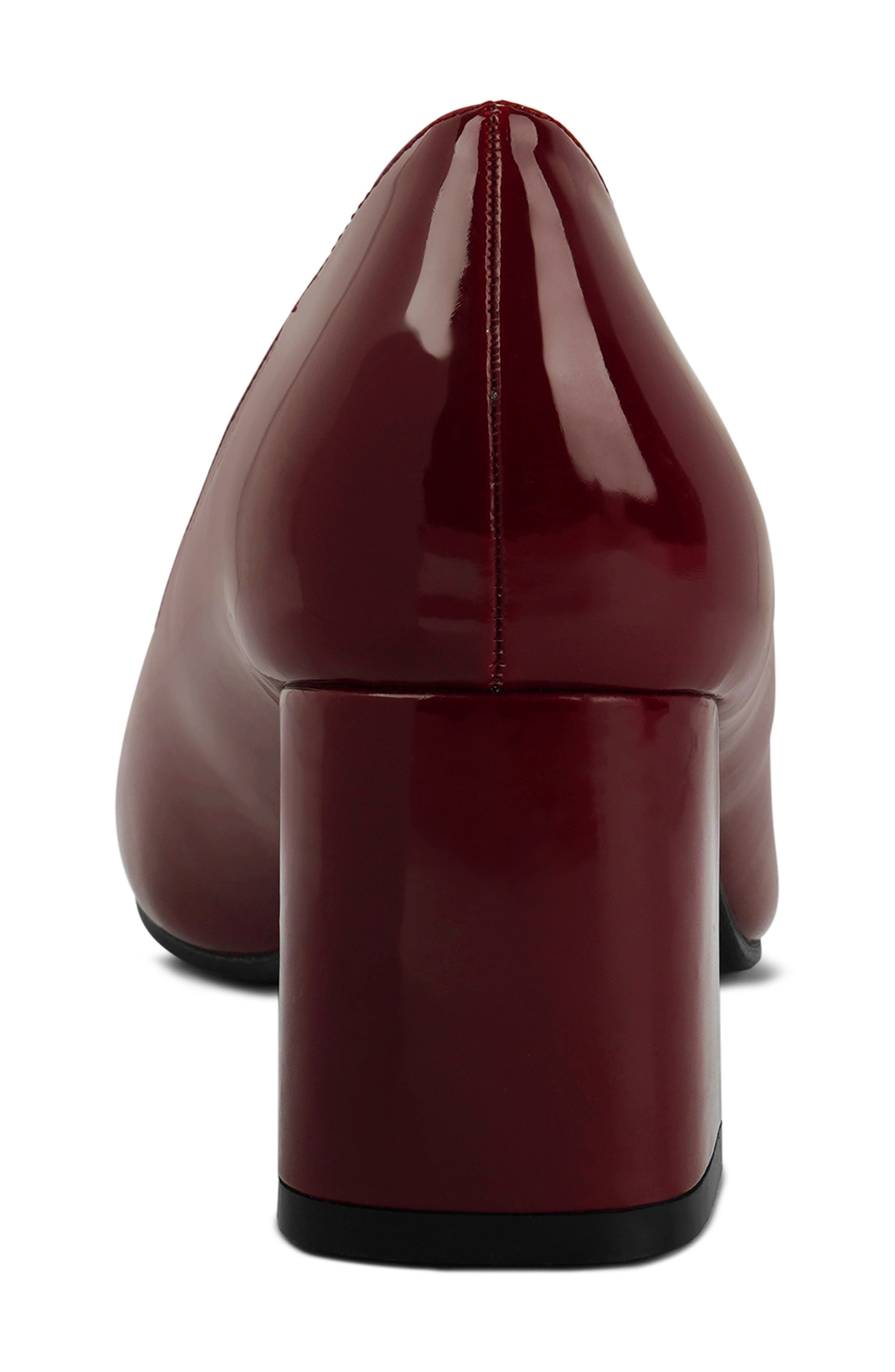 Zaila Block Heel Pump, Alternate, color, BURGUNDY