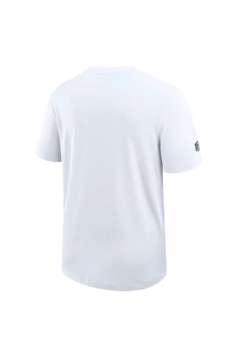 Men's Nike White Dallas Cowboys Sideline UV Dri-Fit Coach Shirt, Alternate, color, White