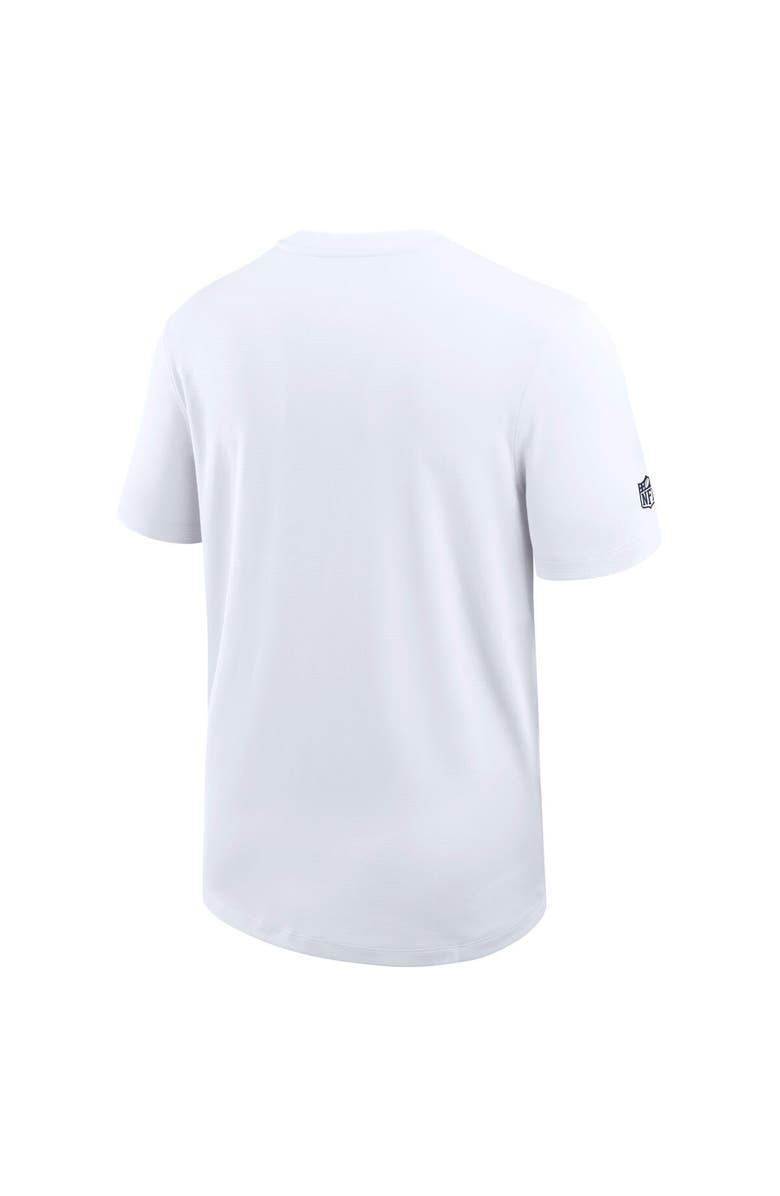 Nike Men's Nike White Dallas Cowboys Sideline UV Dri-Fit Coach Shirt, Alternate, color, White