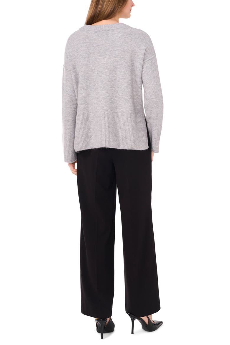 Crewneck Sweater, Alternate, color, LT HTHR GREY