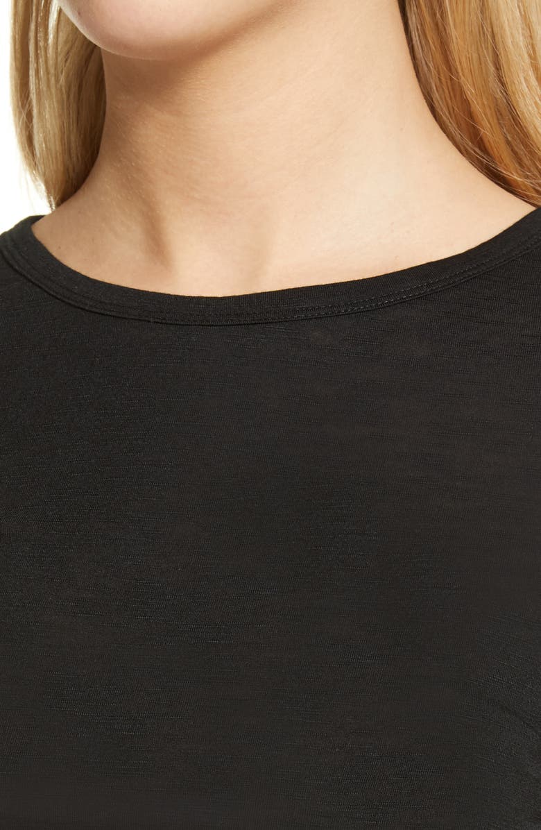 VERO MODA Jenny Asymmetrical Ruched T-Shirt Dress, Alternate, color,