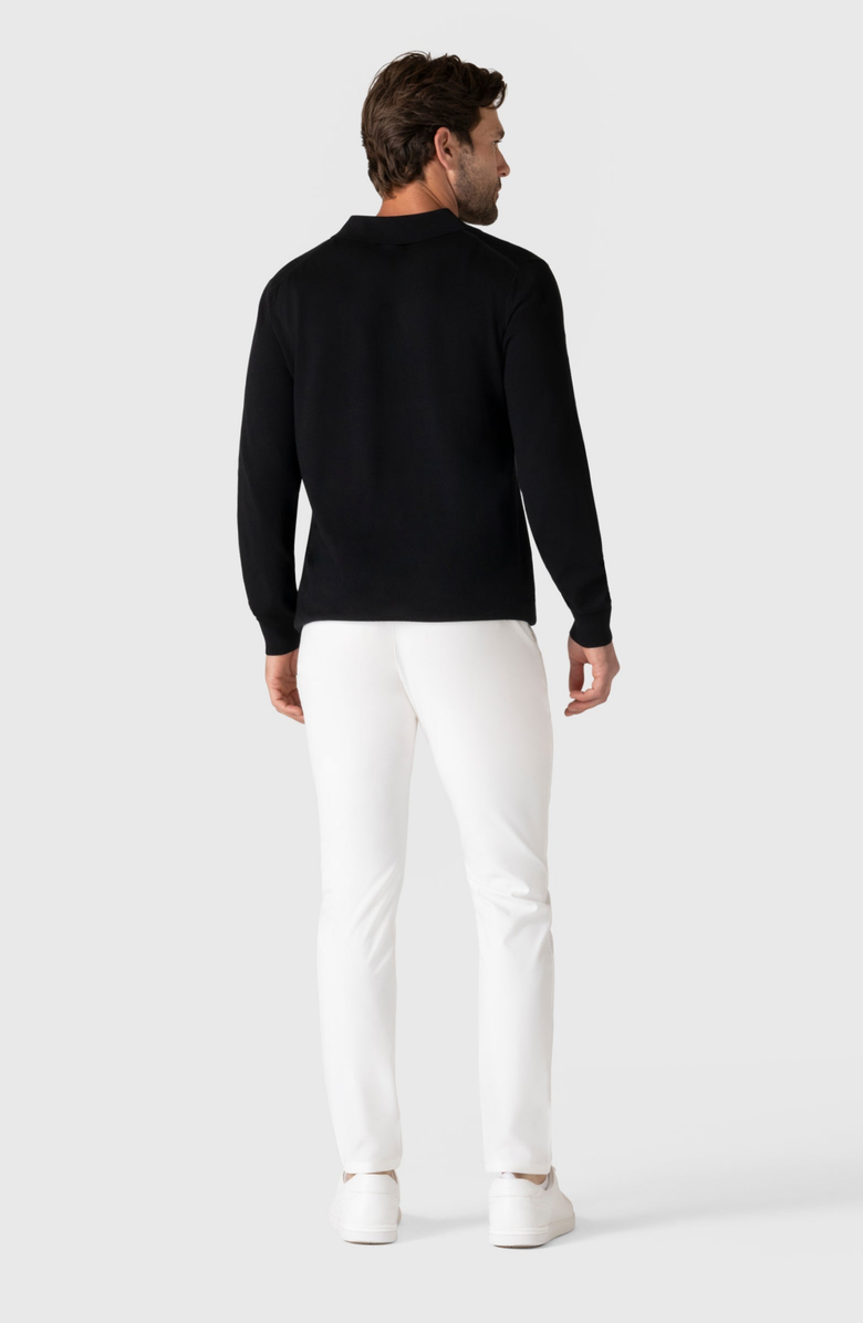 Jack Archer Legacy Polo Sweater, Alternate, color, Black