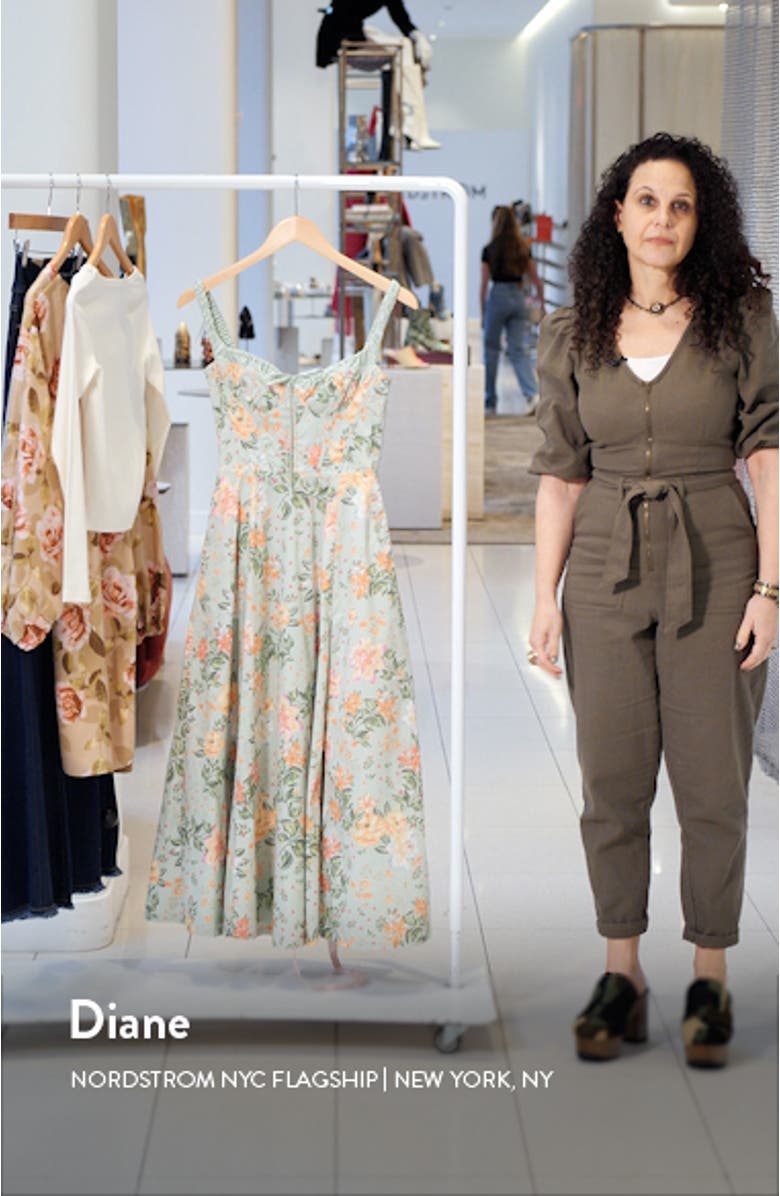 Sabrina Corset Fit & Flare Dress, sales video thumbnail