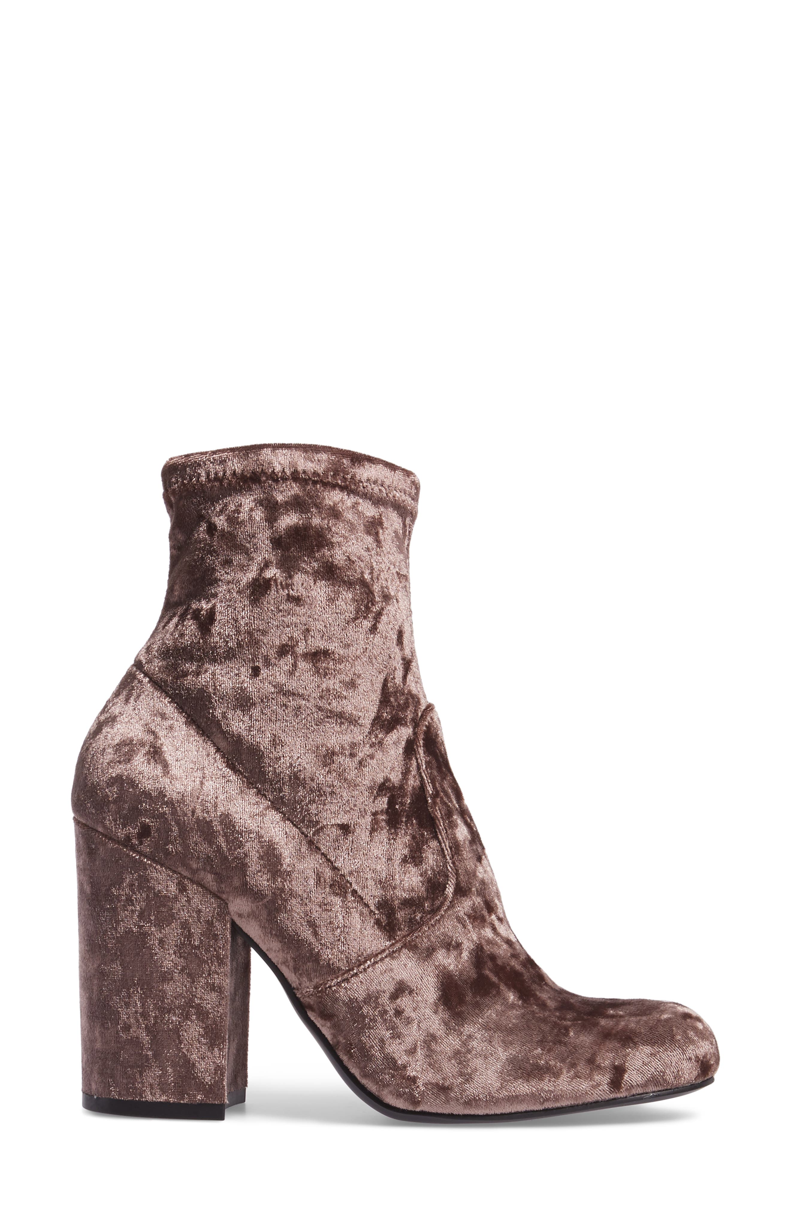 Gaze Bootie, Alternate, color, MUSHROOM VELVET