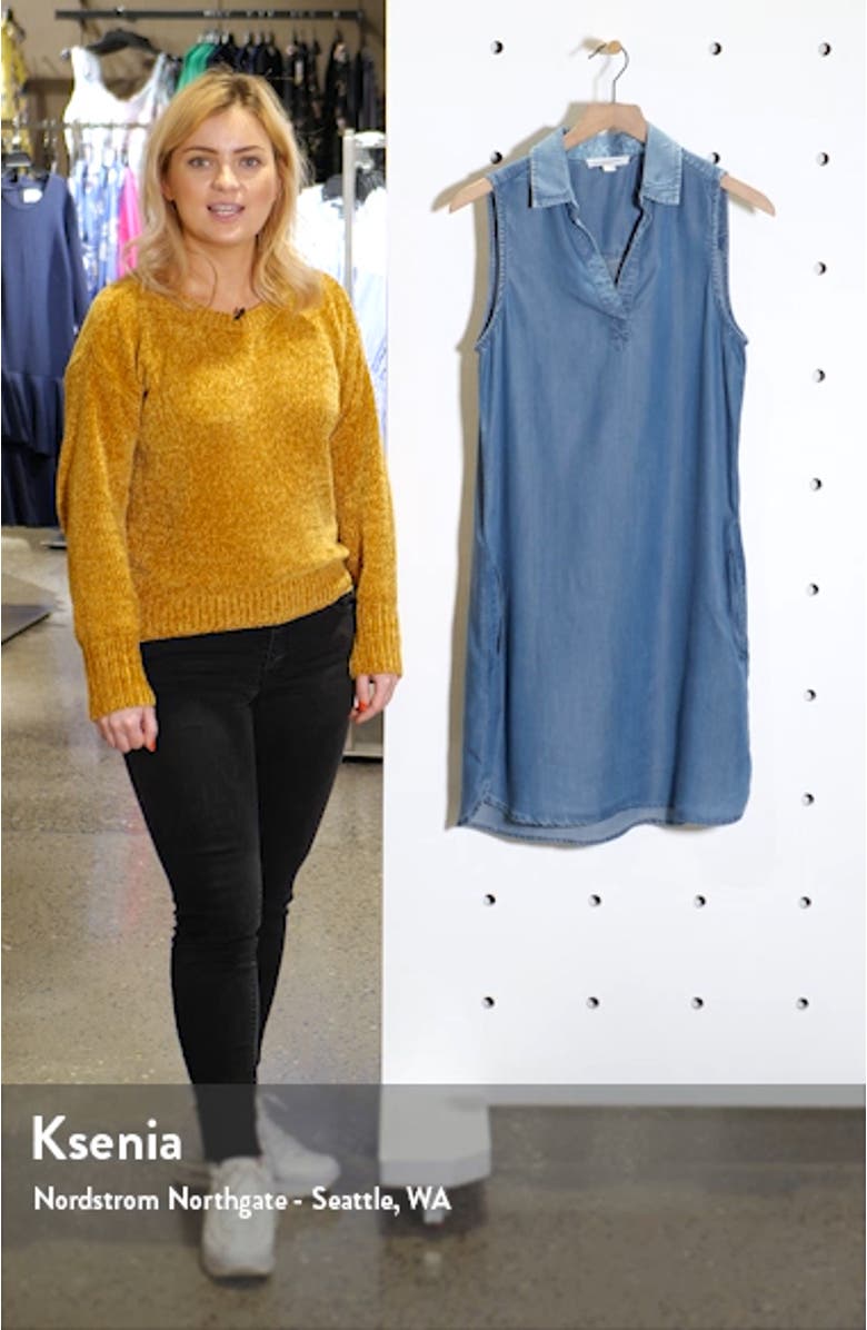Chambray Shift Dress, sales video thumbnail