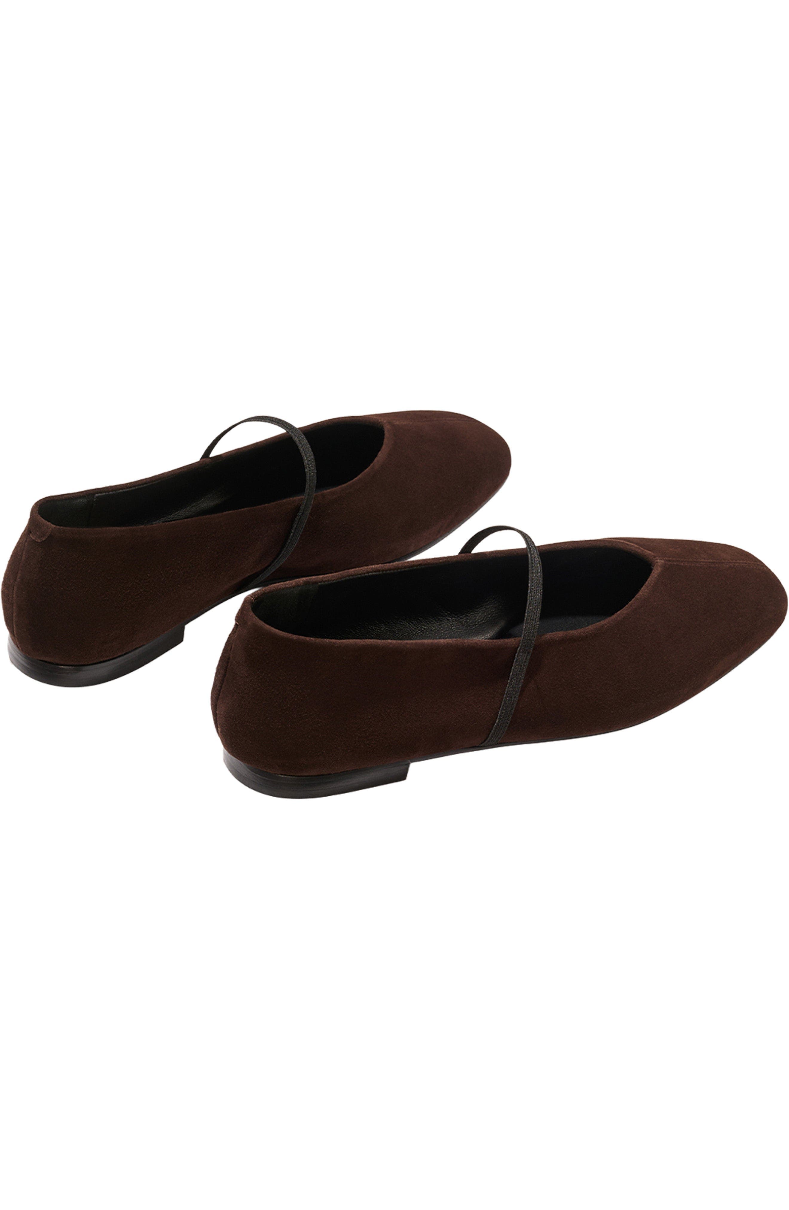 The Phoebe Flats, Alternate, color, Espresso Suede