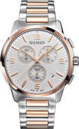 BALMAIN WATCHES Madrigal Chronograph Two-Tone Bracelet Watch, 42mm