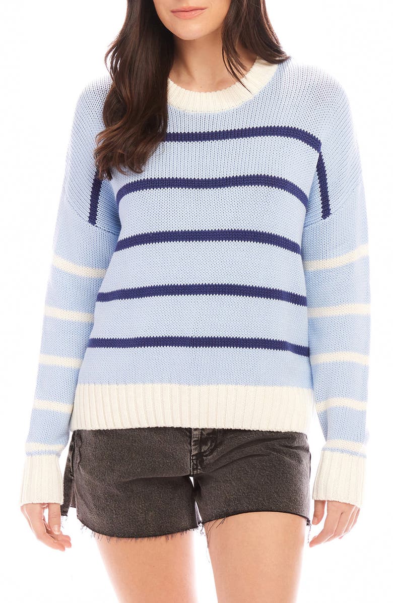 FIFTEEN TWENTY Cindy Stripe Sweater, Main, color,