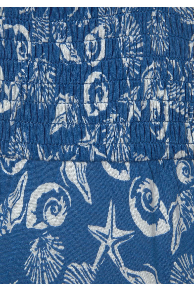 Printed Halter Dress, Alternate, color, Blue-Printed