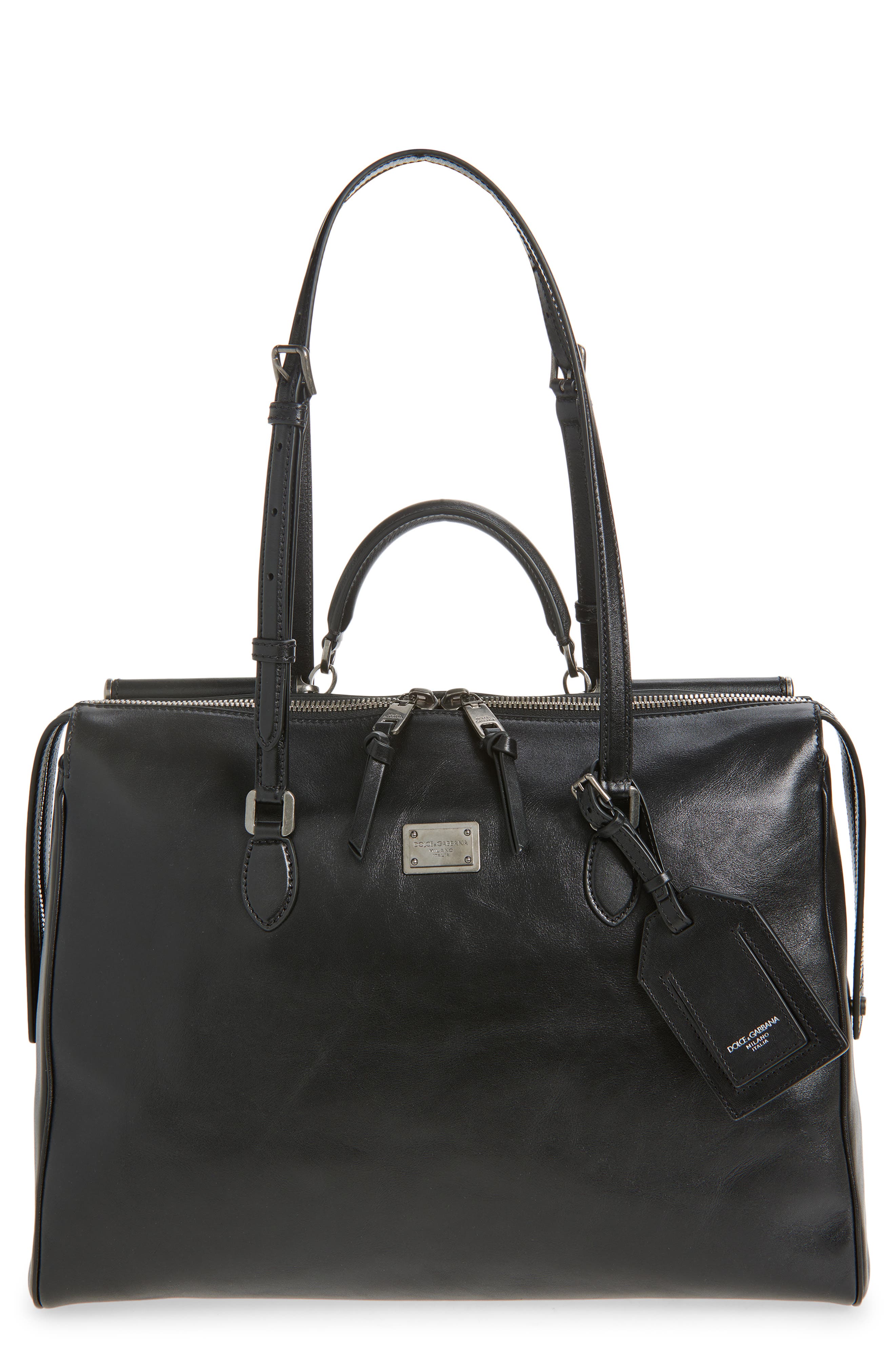 Dolce&Gabbana Vittoria Bag, Main, color, Black