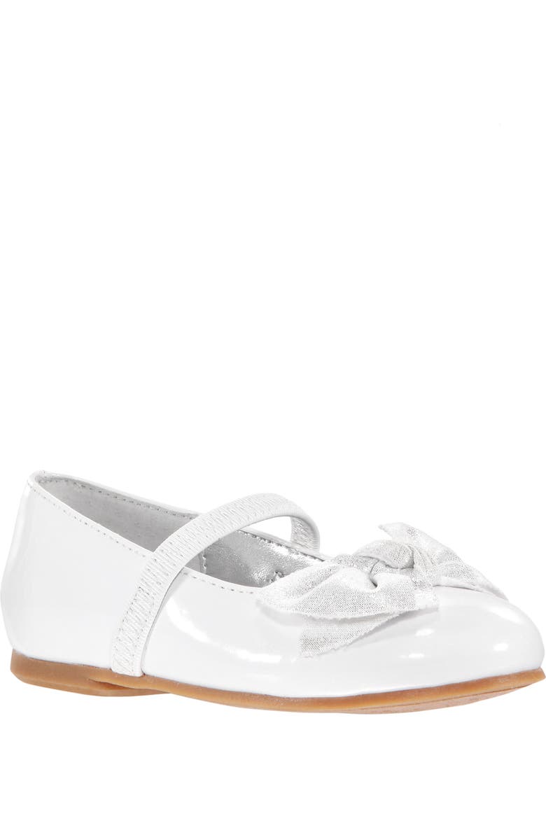 Nina Glitter Bow Ballet Flat, Main, color,