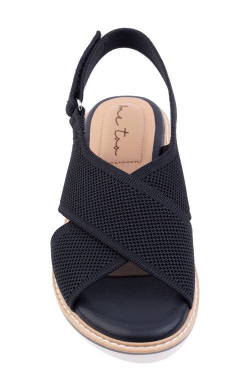 ME TOO ME TOO AZANIA SLINGBACK PLATFORM WEDGE SLIDE SANDAL