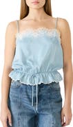 Steve Madden Roan Lace Trim Camisole